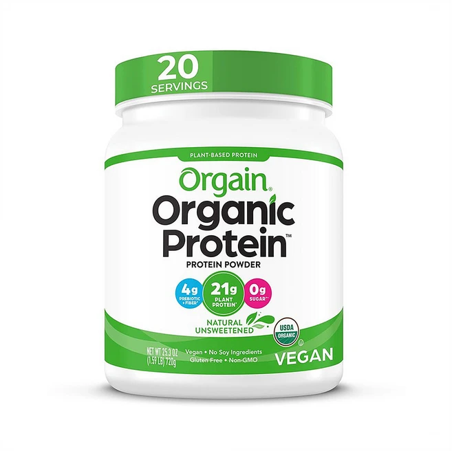 올게인 프로틴 파우더 무가당 Protein Powder 25.3OZ(720g), 720g, 1개 - 쿠팡