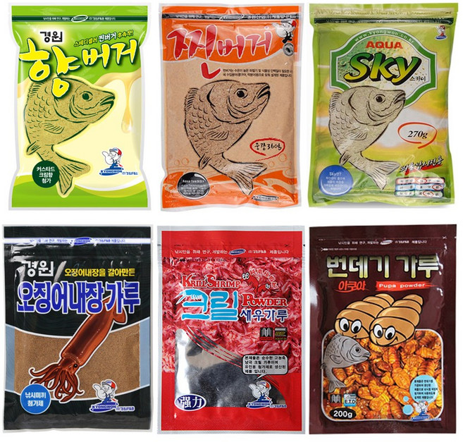 경원떡밥 배아류 향버거 찐버거 첨가제 새우가루 번데기가루 포테이토 아쿠아스카이, 1개