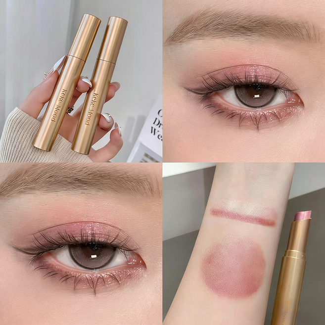 아이섀도우 스틱 스틱섀도우 하이라이터 워터프루프 아이섀도우 스틱 섀도우 섬세한 그라데이션 글리터 하이라이터 아이쉐도우 스틱아이섀도우, 1개, 04