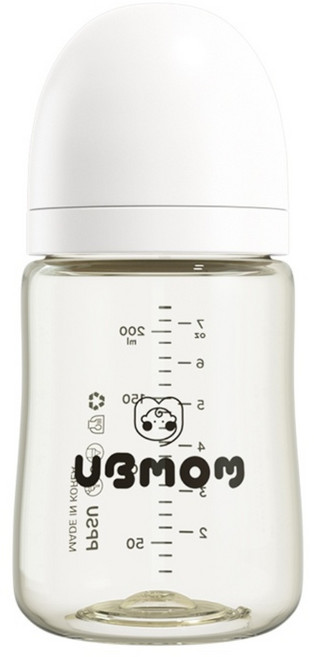 유비맘 시그니처 노꼭지 젖병, 구름, 200ml, 1개