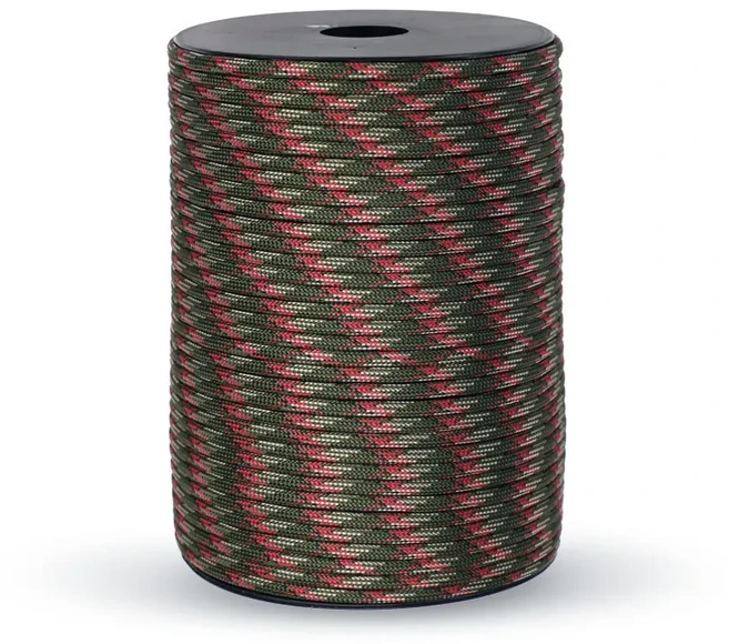 100M 550 군사 표준 9 코어 Paracord 로프 4mm 야외 낙하산 코드 생존 우산 텐트 매는 밧줄 스트랩 빨랫줄, 30M, 9C Bla, 9C Jungle