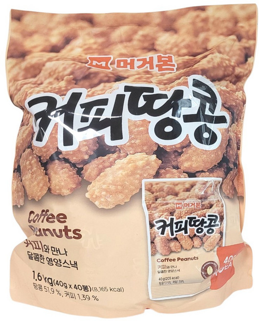 코스트코 머거본 커피땅콩, 1.6kg, 1개
