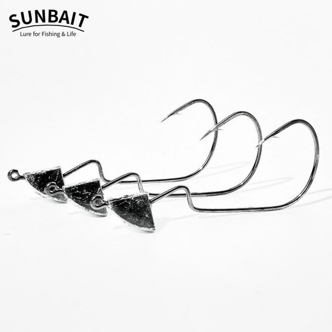 썬베이트 삼각스위밍지그 밑걸림없는, 2/0호 1/8oz _ 3.5g, 1개