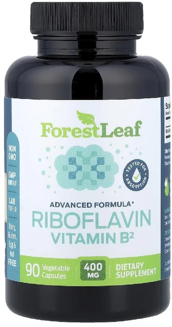 Forest Leaf 리보플라빈 비타민B2 베지 캡슐, 1개, 90정 - 쿠팡