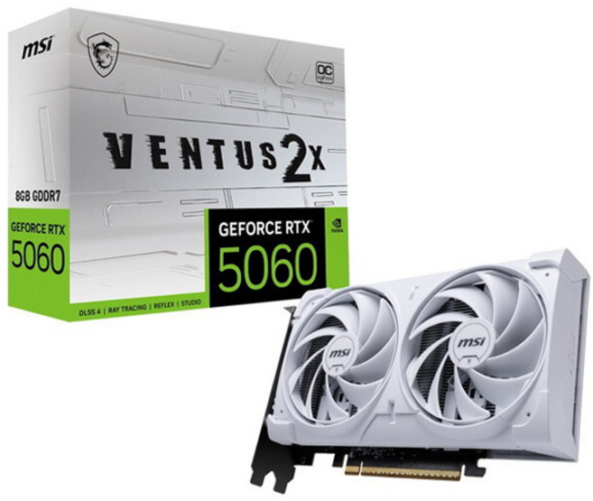 msi 微星 GeForce Ventus 2X顯示卡 VD9219 8GB, RTX5060