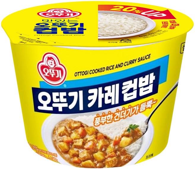 오뚜기 컵밥오뚜기카레, 320g, 5개