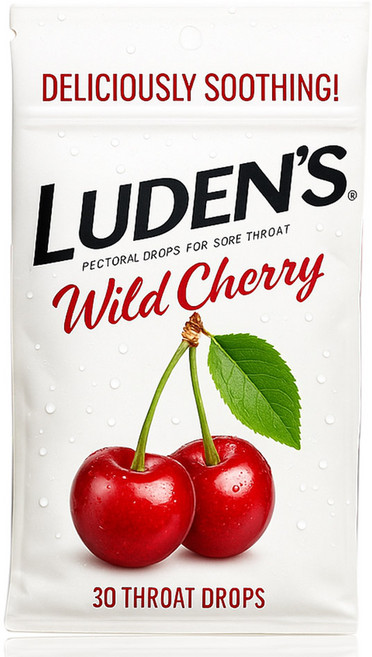 루덴스 환절기 미세먼지 목보호 진정 체리 캔디, 1개, 90g