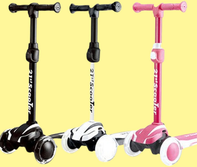 정품 21세기 킥보드 로얄 아동 씽씽이 스쿠터, 핑크, 1개