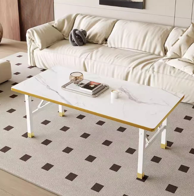 하루꿈 접이식 소파 테이블 무조립 다용도 사이드 보조 노트북 좌식 공부 책상, 화이트