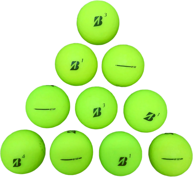 (에이밍골프) 브리지스톤 e12시리즈 3피스 A+/A급 로스트볼 압도적인 퀄리티 20구 로스트볼!, 20개, 1개입, 그린