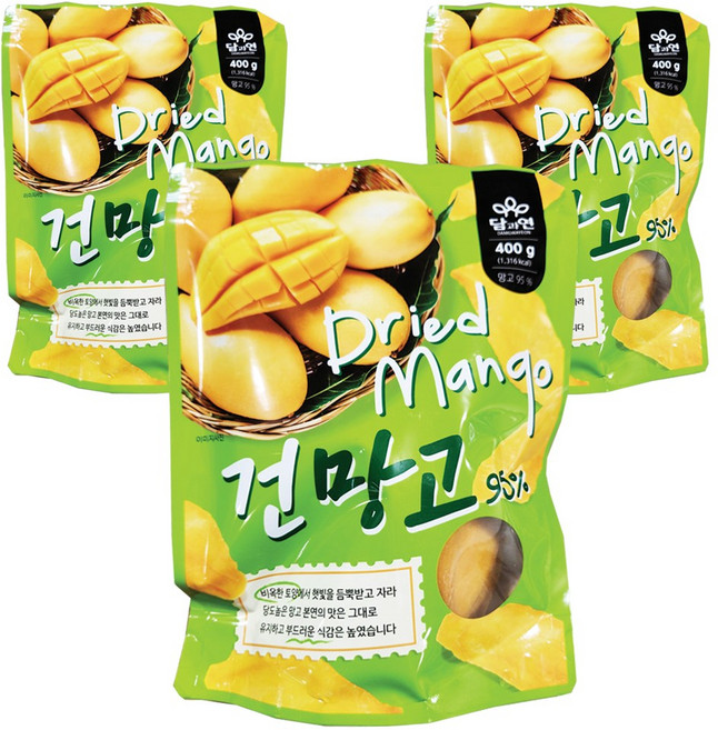 담과연 건망고 400g, 3개