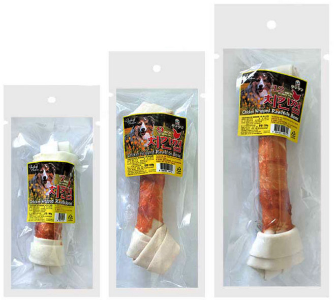 뿌꾸뿌꾸 프리미엄 강아지껌 치킨딩고 1p-17cm, 1개