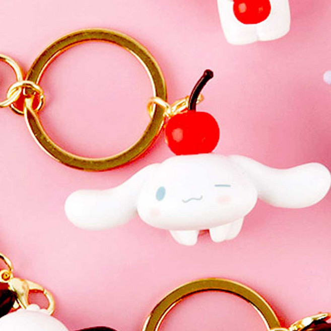 산리오 달콤소다 컵 피규어 키링 시나모롤