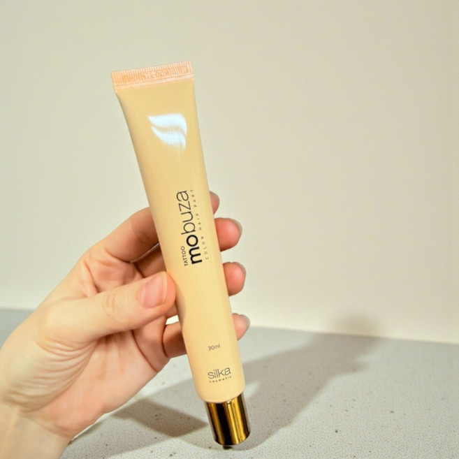 [단일색상] 타투 모부자 실카 최신상 두피 새치 커버 흑갈색 30m 착색유지력 UP 간편한사용 최장 8일 지속 가르마커버 워터프루프 스웨트프루프 모발영양케어 저자극, 1개