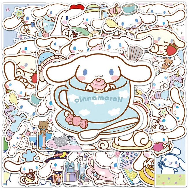 산리오 시나모롤 스티커 50종 세트, 1개, 산리오 시나모롤 스티커(50pcs)
