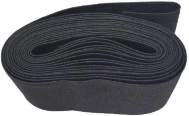 긍정미공방 4마) 허리고무밴드 50mm/ 부드러운 고무줄 / 코메즈밴드, 1개, 블랙
