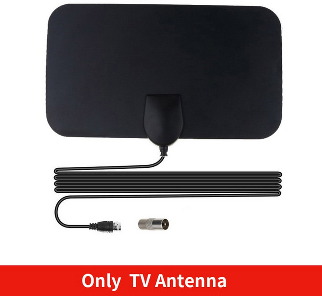 TV안테나 VHF 박스 액티브 Kebidumei 부스터 공중 안테나 마일 25DBi 디지털 8K HD DVB T 평면 UHF 최신 500 TV 고이득 실내 4K, Antenna, 02 only Antennas