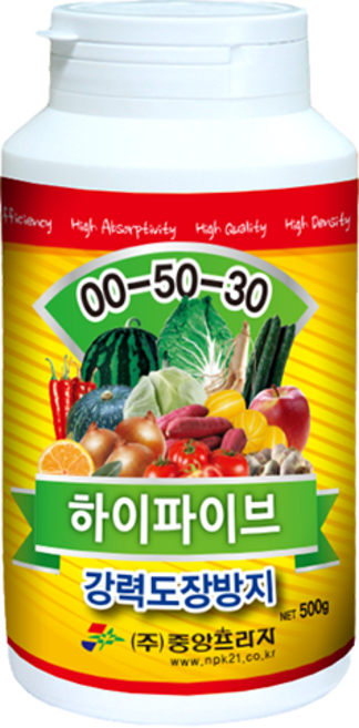 도장 웃자람 방지 식물 생장 억제제 하이파이브 500그램 수용성 인산가리, 300g, 1개
