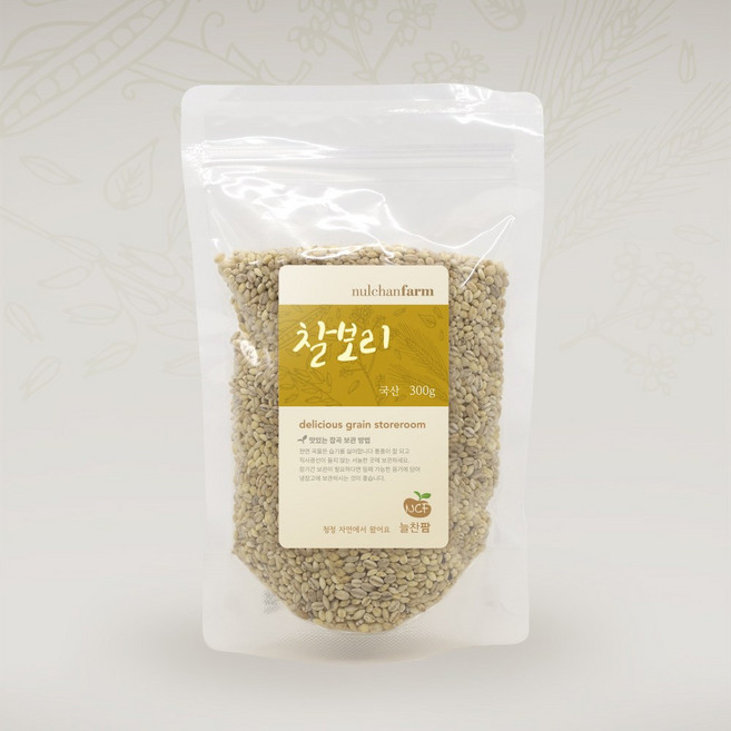 25년 햇보리 찰보리쌀, 1개, 300g