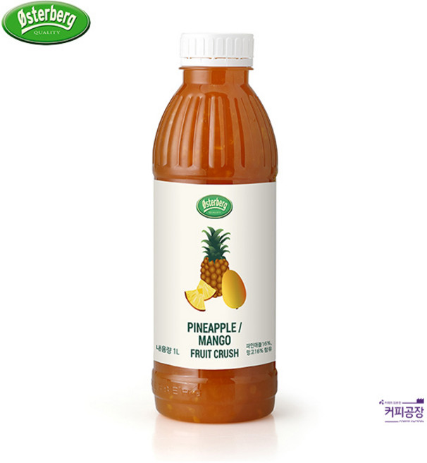 오스터버그 파인애플 망고 크러쉬, 1개, 1L