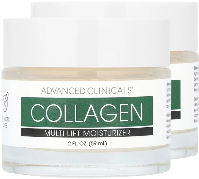 어드밴스드 클리니컬스 콜라겐 모이스처라이저 멀티 리프트 59ml 2개 보습 크림 - 쿠팡