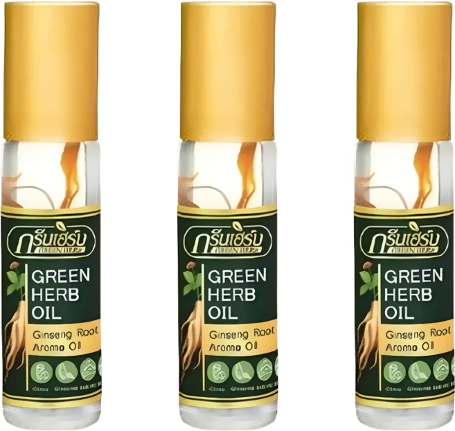 야몽오일 그린허브오일 Green Herb Oil, 3개, 8ml - 쿠팡