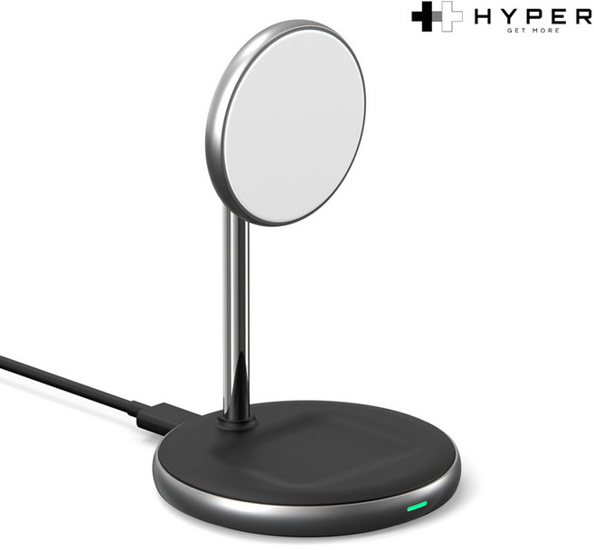 하이퍼 주스 15W 스탠드 무선 고속 충전기, 투톤, 1개