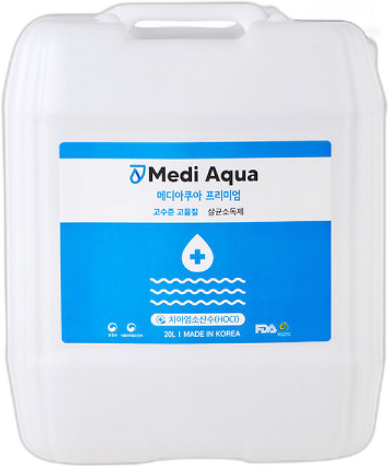 메디아쿠아 업소용 살균소독제 소독제, 1개, 20000ml