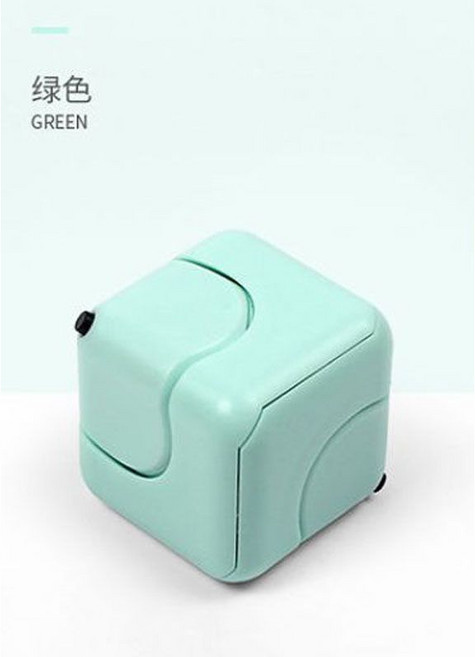 百變指尖陀螺旋轉黑科技手指陀螺兒童益智解壓玩具, 1個, 馬卡龍綠色3個裝