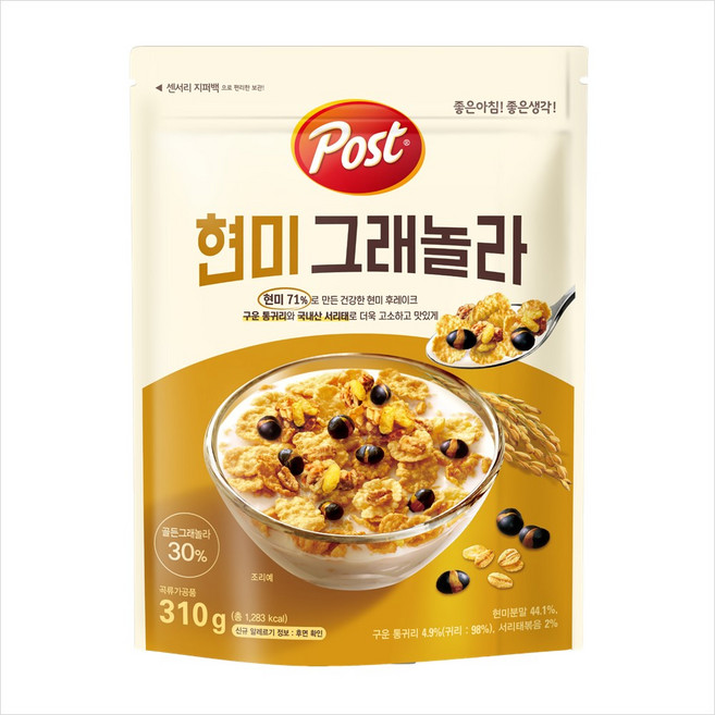 포스트 그래놀라 현미 310g, 3개
