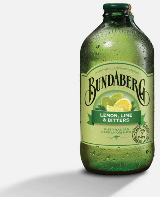 분다버그 레몬라임앤비터스 탄산음료, 375ml, 12개