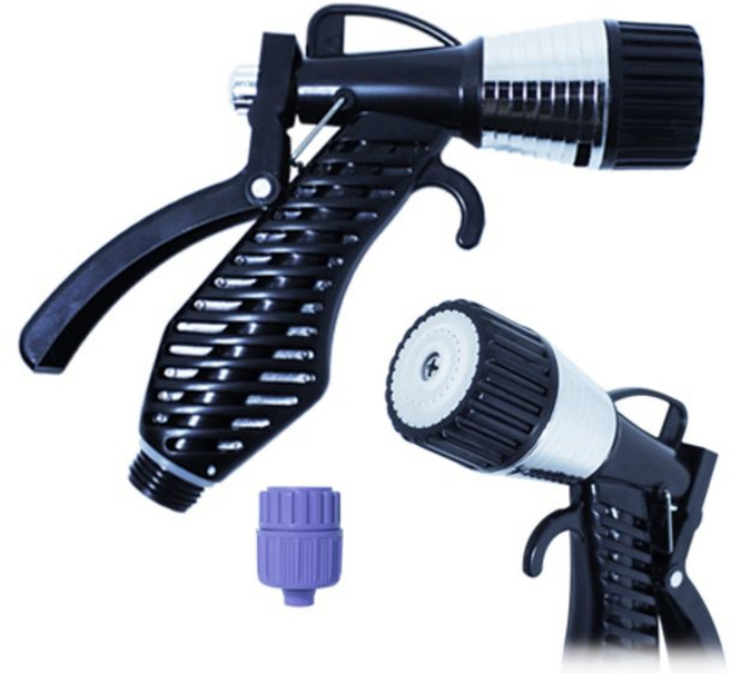 식당 매장 화장실 베란다 청소 연결니플캡 미니 분사기 청소용품 가게화장실 청소건 세차건, 1개