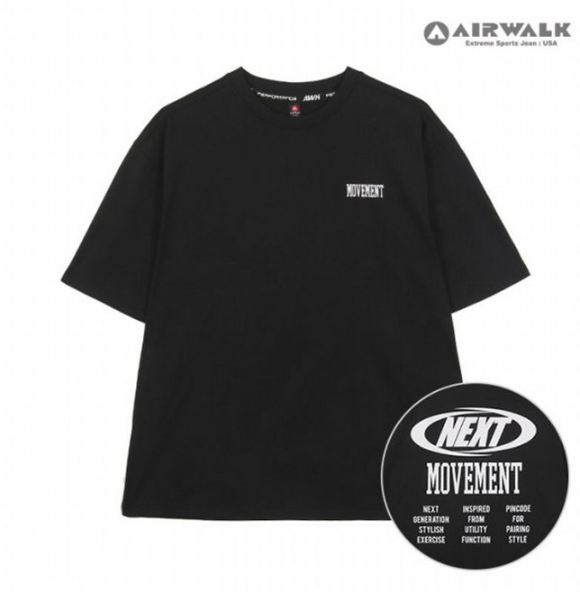 에어워크주니어 주니어 넥스트 무브먼트 반팔 티셔츠