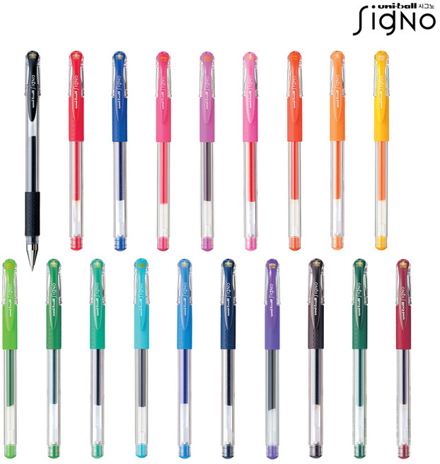 유니볼 시그노 단색 볼펜 UM-151 0.38mm, 바이올렛