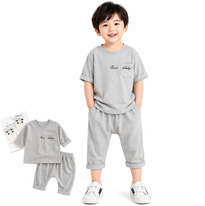 유아상하복 아기등원룩 어린이집 세트 남매룩 단체복 키즈