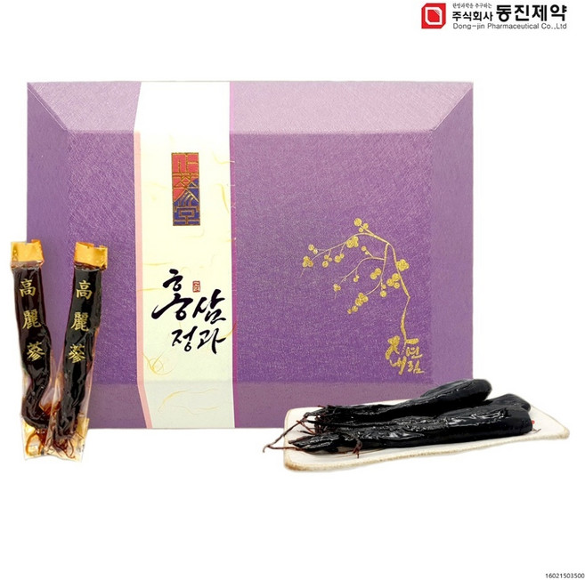 홍삼정과 900g 고려홍삼정과 금산홍삼 고려홍삼 명절 이바지 선물세트 비단바구니포장, 1개