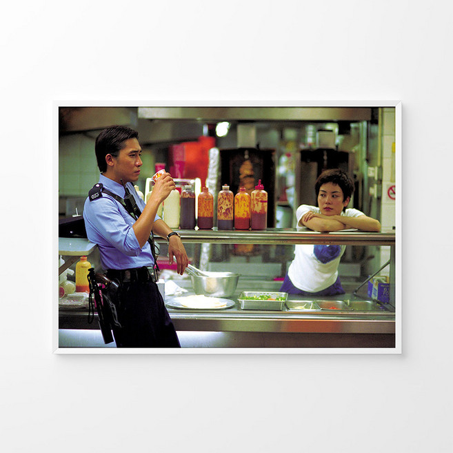 아트로우 홍콩 영화 중경삼림 포스터 액자 레트로 인테리어, A4 사이즈, 1. 포스터만 (프레임 X)