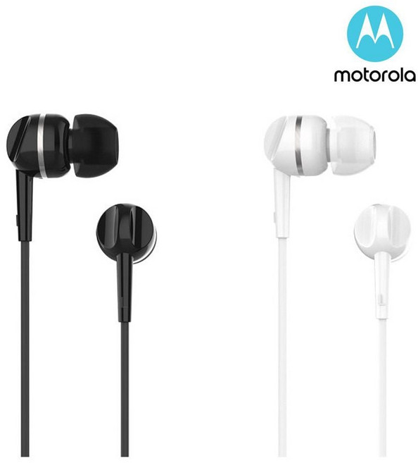 모토로라 페이스 105 커널형 유선 이어폰, SH039, 화이트
