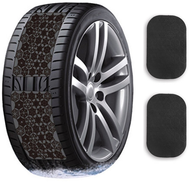 카피엠 붙이는 패치형 스노우체인 일회용 간편장착, 빅 프리미엄(대형) 4장, 1개