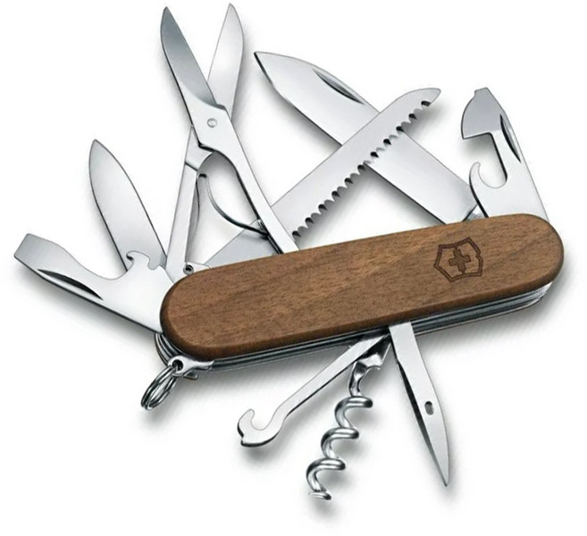 빅토리녹스 멀티툴 캠핑툴 헌츠맨 우드 91mm 1.3711.63, 4개
