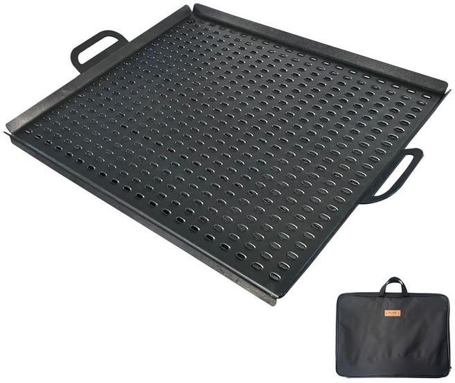 국산 고기 불판 법랑 들러붙음 최소화 한 직화 구이 고기 불판 소고기 삼겹살 바베큐 그릴 숯불 캠핑 야외 용품 주방 조리 기구, 1개