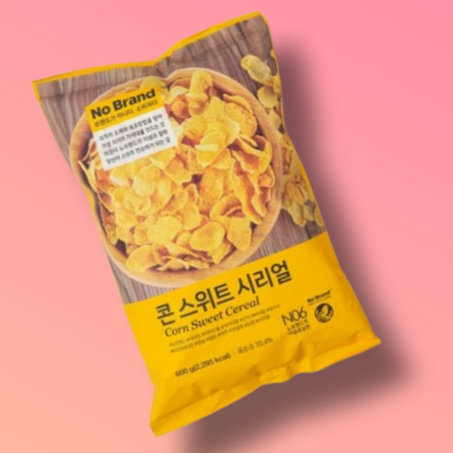 노브랜드 시리얼 콘스위트맛 대용량 아침식사, 600g, 2개