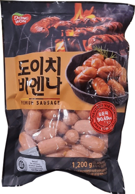 코스트코 본엠 도이치비엔나소시지1200g 아이스포장무료, 1.2kg, 2개