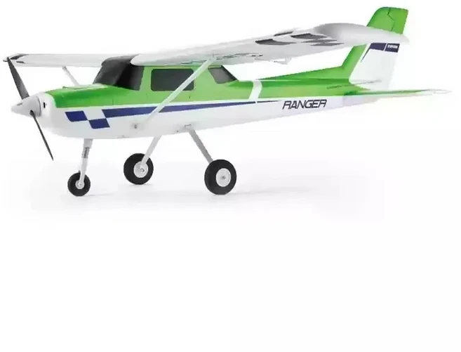 FMS 1220mm 레인저 트레이너 V2 RC 비행기 리플렉스 자이로 자동 균형 장난감 모델 PNP&RTF 성인 선물, 06 Green PNP