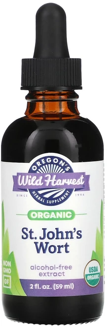 몸관리하세요 겨울입니다 Oregon's Wild Harvest 유기농 세인트존스워트 59ml(2fl oz)(1회 제공량당 1000mg) 특별관리진행, OregonsWildHarvest유기농세인트존스워트59, 1개, 59ml - 쿠팡