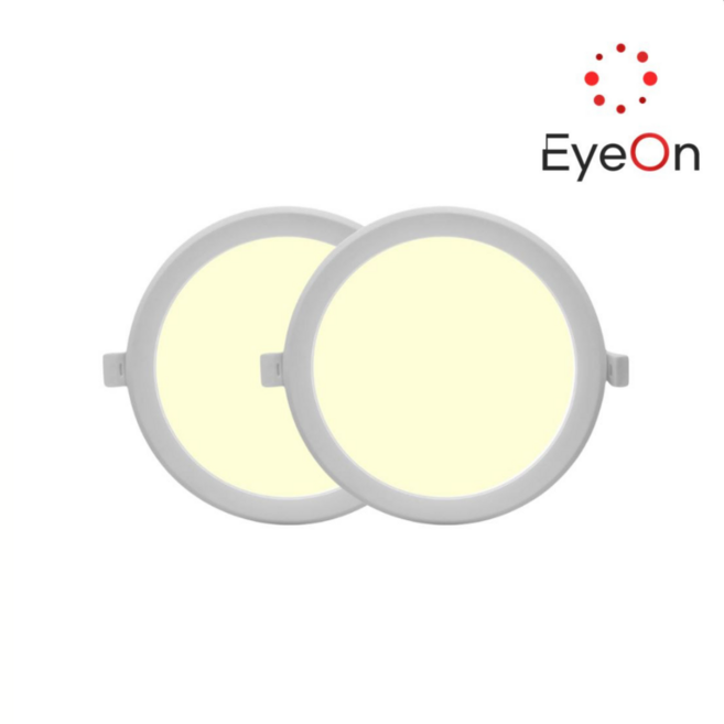 아이온 AS2년 6인치 다운라이트 15W 아주밝음 벌레방지 방습 플리커프리 매입등 매립등, 2개, 주백색(아이보리색)