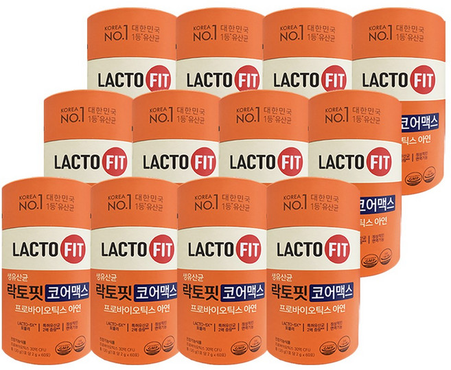 NEW 종근당 락토핏 코어맥스, 120g, 12개