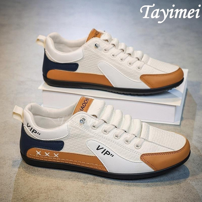 봄 편안한 패션 트렌드 콩 신발 남자 소프트 베이스 신발 남성 미끄럼 방지 통기 러플 신발 캐주얼 신발 게으른 사람 백합 남자 신발 일상 캐주얼