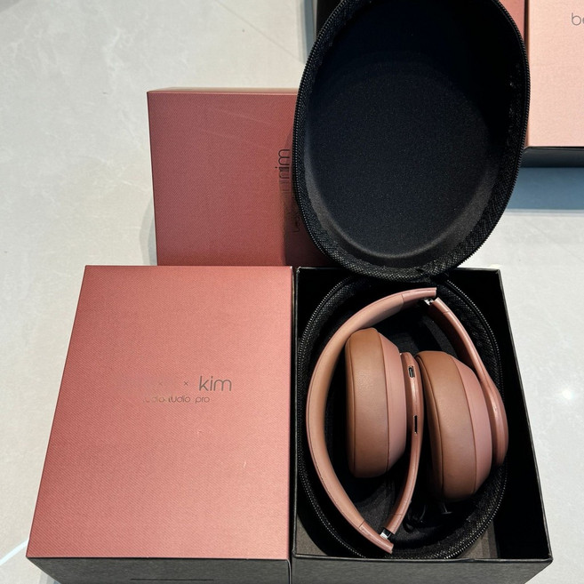 Beats Studio Pro 頭戴式無線藍牙耳機, 大地,頂配版-支持IOS彈窗 +B標+指示燈