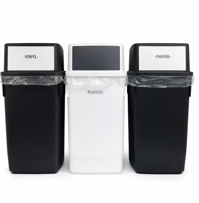 비닐스토어 분리수거함 비닐 / 국내제조 투명봉투 / 깨끗한 순수 재질, 100개, 60L